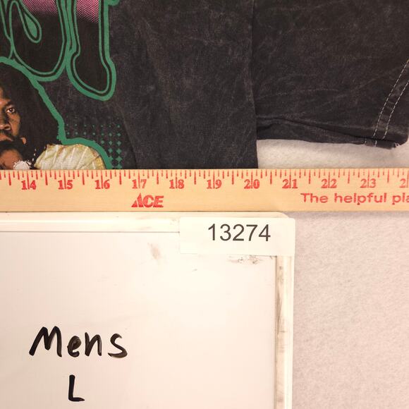 Outkast Rap Graphic Short Sleeve Crew Neck Shirt Mens Size Large L Black - Picture 7 of 9